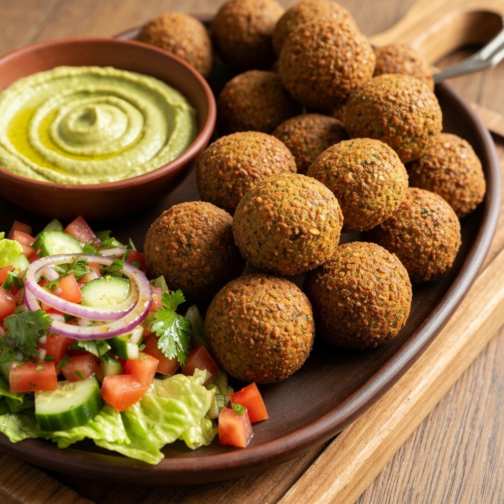 طبق الفلافل