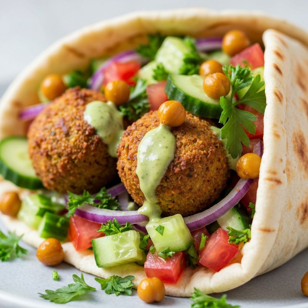 رول الفلافل